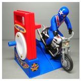 1998 Playing Mantis Evel Knievel King Of The Stuntmen Stunt Cycle, In Box