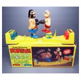 King Features Popeye Vs Brutus Hand Operated Popeye Knockdown-Knockout Boxing Game, In Box
