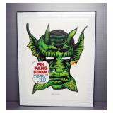 Fin Fang Foom Harvest Of Evil Paper Mask, Unpunched, 13.25" W x 17.25" H In Oversized Frame