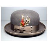 Roberto Collection By Broner Bolo Hat, Size 7-1/2, With Hat Form