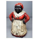 Aunt Jemima Cast Iron Bank, Approx 8.5" H