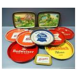 Beer Trays, Includes Budweiser, Hamm