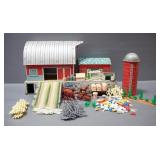 Marx 1960s Farm, Includes Barn, Silo, Out Buildings, Animals, And More