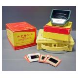 Argus Pre-Viewer Slide Viewer, Opta-Vue Slide File 300, And Approx 180 Slides
