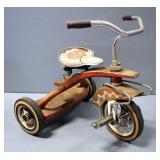 Midwest Vintage Tricycle With STP Branded Seat (Torn), Hole In Tire