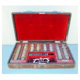 Vintage Optometrist Lens Set, In Original Velvet Lined Box