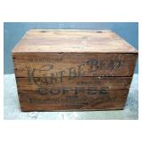 Kant Be Beat Brand Ground Coffee Box With Hinged Lid 15" x 23.25" x 17"