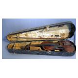 Antonius Stradivarius Cremonensis Violin With Case and Bow