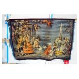 Victorian Style Wall Tapestry, 55" x 36"
