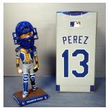 Kansas City Royals Salvador Perez 2017 All-Star Game Bobblehead, And Royals Vintage Bobblehead