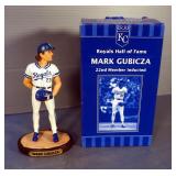 Kansas City Royals Mark Gubicza Hall Of Fame Bobblehead, And Brett Saberhagen Hall Of Fame Bobblehea