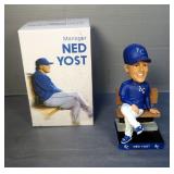 Kansas City Royals George Brett Royals Retired Number Bobblehead, And Ned Yost Manager Bobbleheads