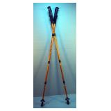 Kodula Anti-Shock 4-Section 4-Step Aluminum Walking Stick, 46.5" Tall