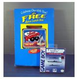 Cheerios Celebrating 60 Years With Retro The Lone Ranger Lunch Box, 4" x 5" And Gameboy Battleship G