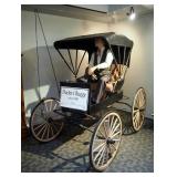 Antique Horse Drawn Doctors Buggy, Circa 1880, 2 Seat Carriage