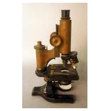 Vintage Spenser Lense Company Brass Microscope