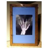 Antique Wood X-ray Light Box, 18.5" x 12.5" x 17"