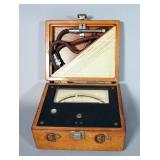 Antique Technical Associates Chirometer/Chiropractic Thermocouple In Wood Box