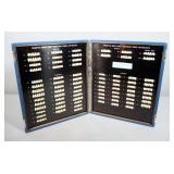 Antique Salesmans Sample Display Case Of Trubyte New Hue Vacuum Fired Dental Anterior And Lower Dent