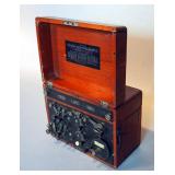 The Chloride Of Silver Dry Cell Battery Co. Quack Medical Device, In Wood Hinged Box
