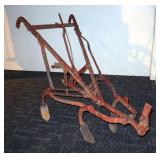 Antique Horse Drawn Walk Behind 5 Tine Cultivator
