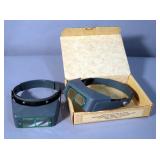 Vintage OptiVisor Optical Glass Binocular Magnifier , Model DA-4, Qty 2
