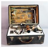 A. S. Aloe Co. "Lightning" Violet Ray Electrotherapy Diathermy Quack Medical Device With Attachments