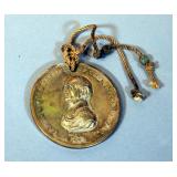 James Knox Polk Presidential Peace Medal, Circa 1845, Alloy Of Bronze