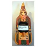 Northwest Coast Indian Hand Carved Feast Dish, Circa 1900s, 20.5" Long