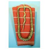 Pueblo Indian Snake Dance Medicine Amulet, Circa 1890, 12" Long