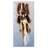 Calloway Indian Skunk Medicine Bag, Circa 1850, 12" Long