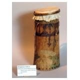 Chippewa Indian Midewiwin Grand Society Water Drum, Circa 1800, 14.4" x 6.5"
