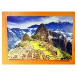 Photograph Image Of Machu Picchu On Foam Board, 20" x 30", With Information Card