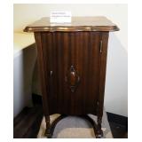 Camouflaged Wood Morphine Cabinet, Early 1920s, 28.25" x 18", Inside Measures 13" x 6"
