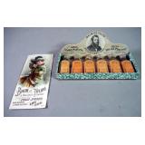 Vintage Dr. Robinson "Balm Of Tulips" Cold Sore Set, In Display, Qty 6 And Balm Of Tulips Trade Card