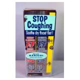 Metal F & F Cough Lozenge Dispenser, 22" x 9"