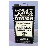 Metal Katz Pure White Mineral Oil 1 Gallon Cannister, 11.25" Tall