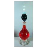 Table Top Apothecary Show Globe, 26" Tall, Contains Colored Water