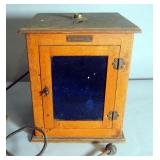 Antique Scientific Supply Medical Cabinet Apothecary Sterilizer Case, Chicago Surgical And Electrica