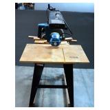 Ryobi 8-1/4" Radial Arm Saw Model RA-200, On Black & Decker Stand, On Wheels