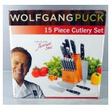 Wolfgang Puck 15 Piece Cutler Set, New