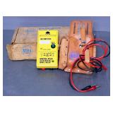 BEHA LT-277 Gas Lamp Tester Acoustical/Optical Tester For AC/DC/ Capacity./Ballast, In Leather Holst