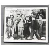 The Little Rascals Photo Signed By Gordon Porky Lee And Tommy "Butch" Bond, Framed, With JSA Card An