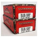 Ultramax 38-55 Ammo, Approx 40 Rds, Local Pickup Only