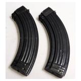 40-Rd AK-47 Metal Mags, Qty 2