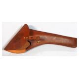 Leather Long Bbl Revolver Holster With C.S. Stamp