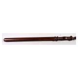 Wood Billy Club With Turned Wood Grip, 24" Long