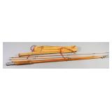 Shakespeare Marvel Split Bamboo Fly Rod Model 1357 With 2 Tips, 9