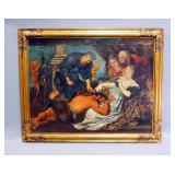 Samson And Delilah Oil On Canvas, Late 18th/Early 19th Century Copy Of Anthony Van Dyck