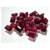 Loose Red Gemstones, Believed To Be Ruby, Approx 7.43 g (37.15 ct)
